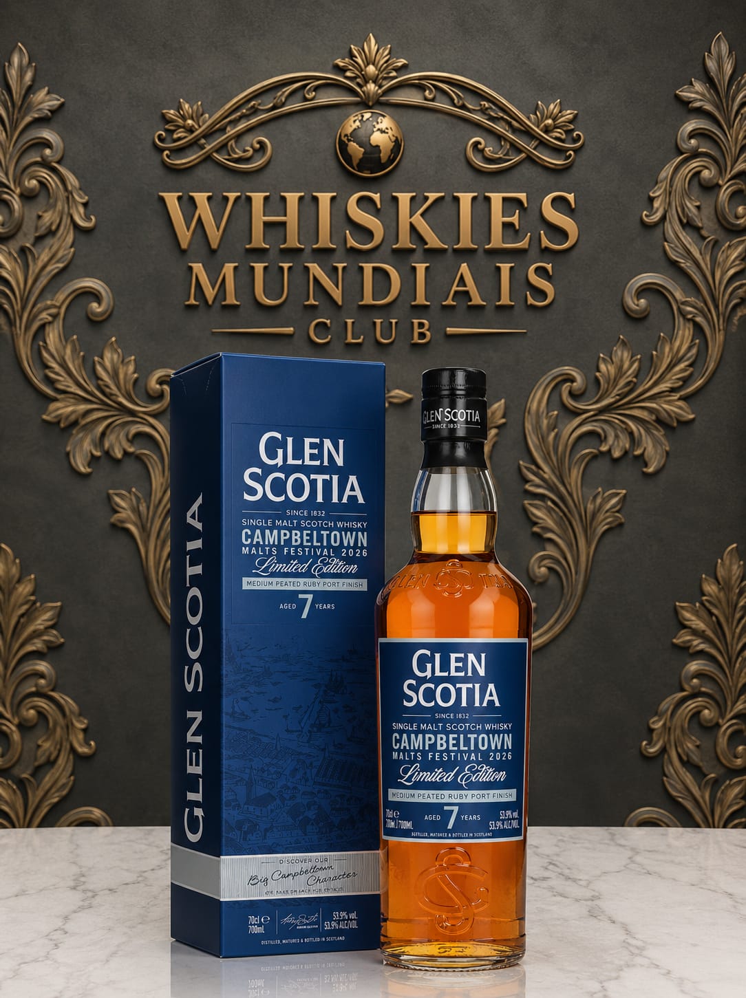 GLEN SCOTIA 7 ANOS - PORT RUBY TURFADO