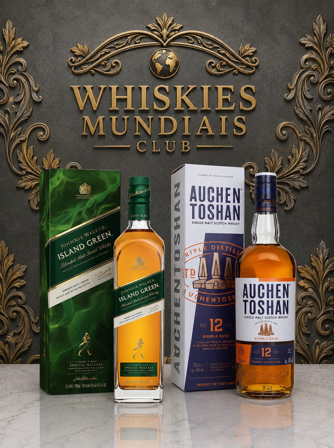 ISLAND GREEN & AUCHETOSHAN 12 ANOS
