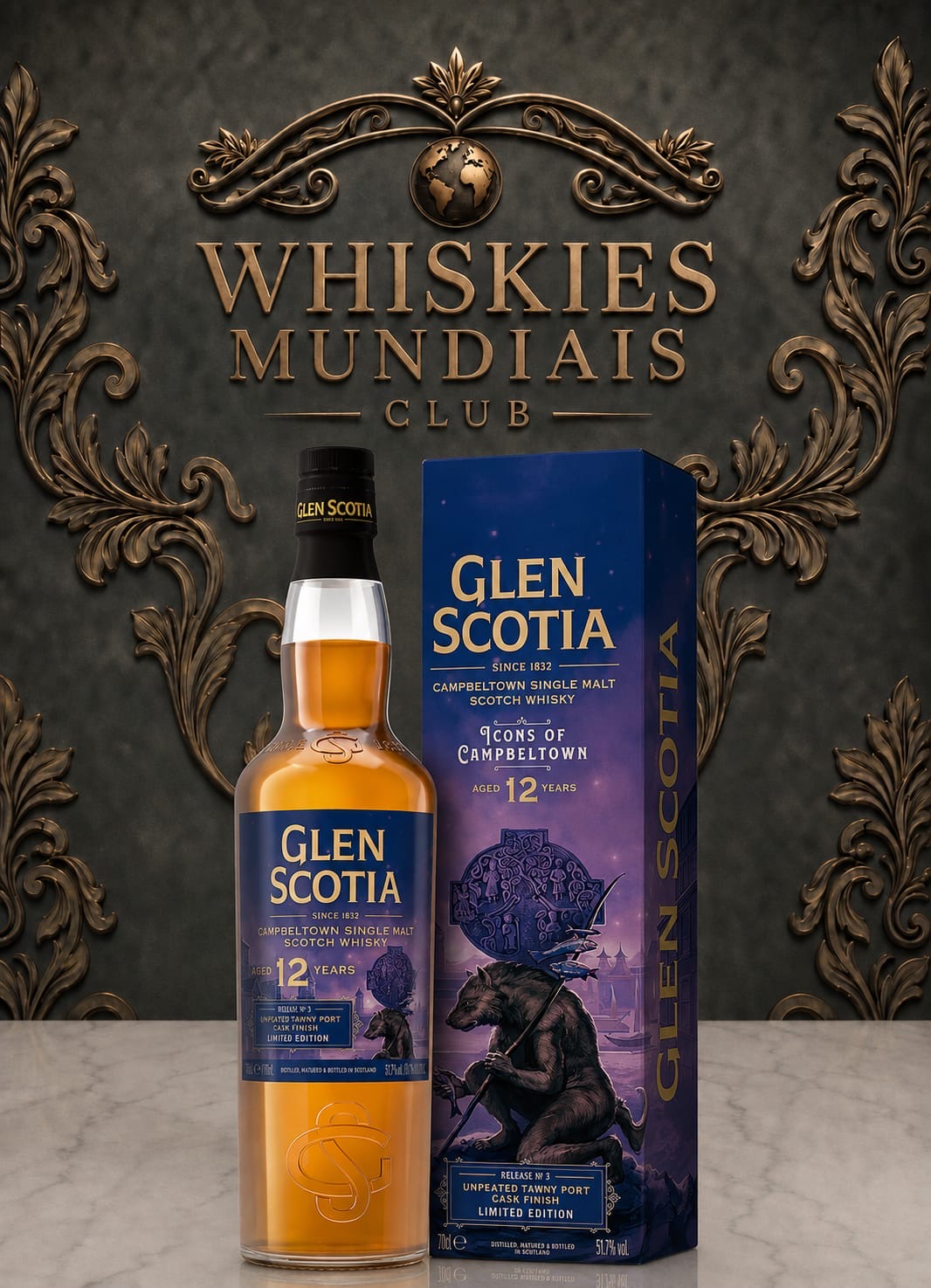 GLEN SCOTIA 12 ANOS  ICONS OF CAMPBELTON