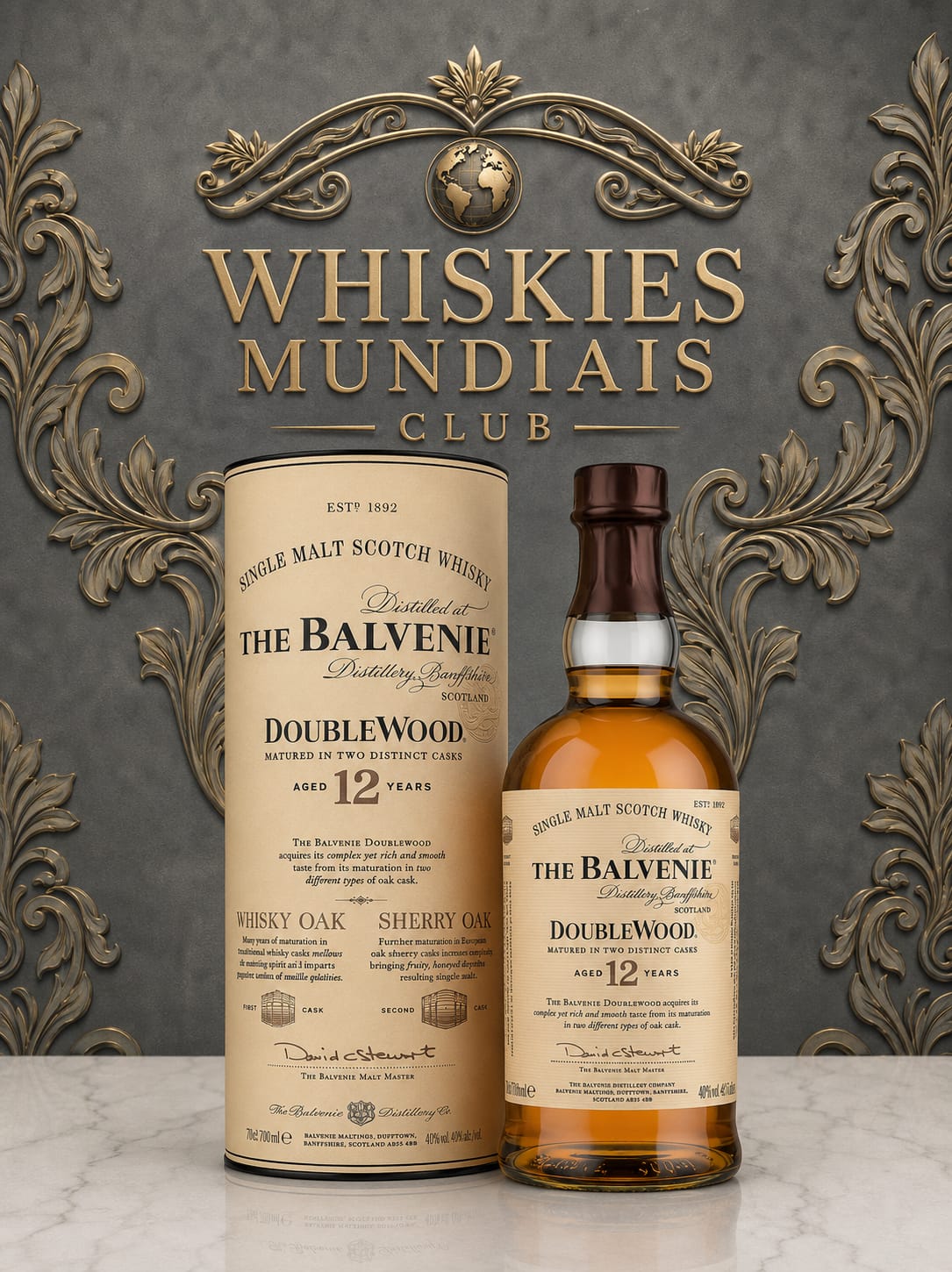 THE BALVENIE 12 ANOS DOUBLE WOOD